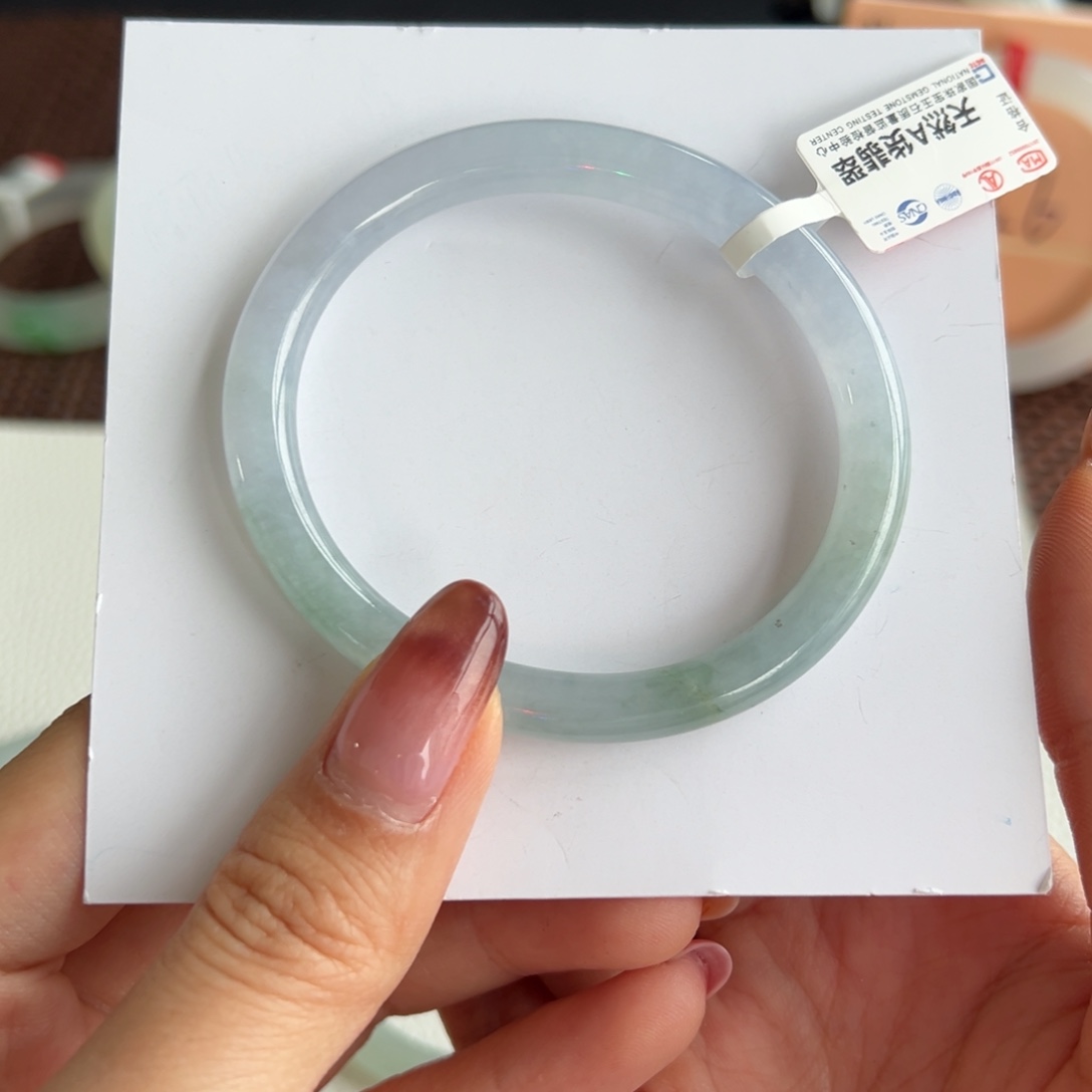 翡翠手镯未镶嵌15号 54贵妃