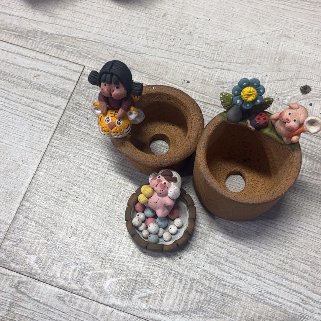 恩***啊泥塑古镇炻陶花盆