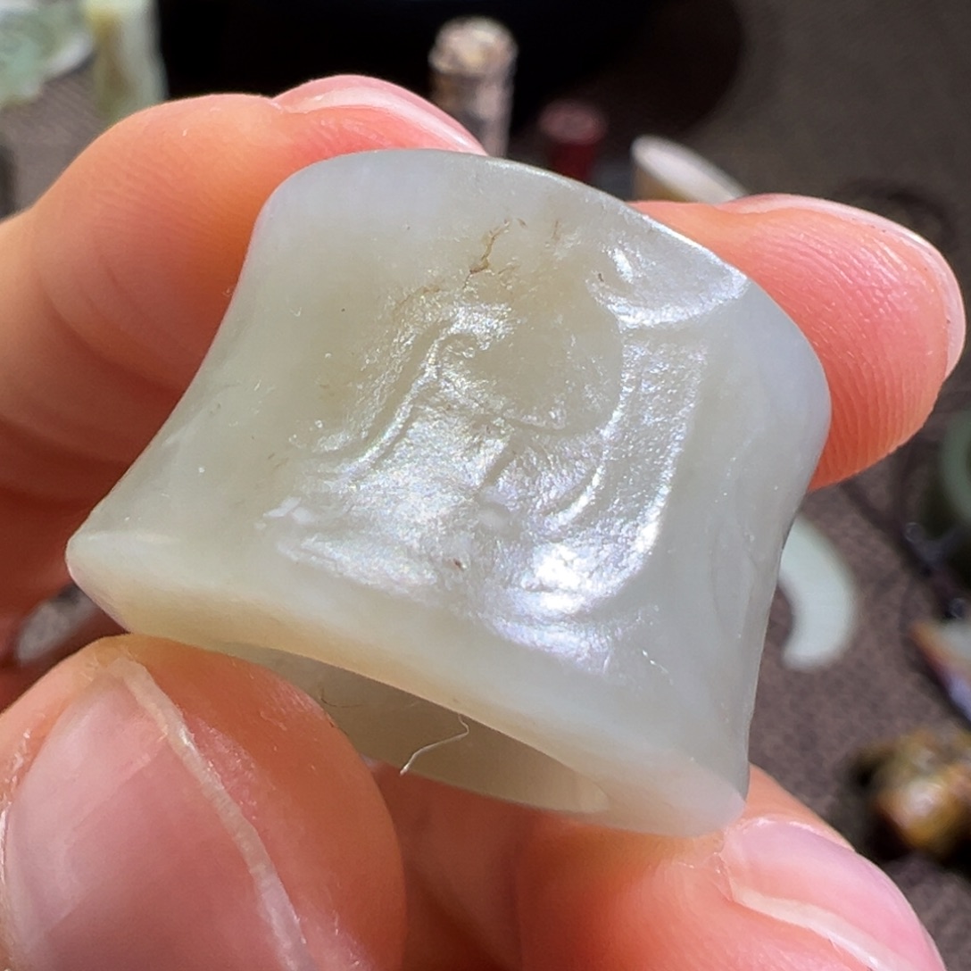 清***流和田玉未镶嵌挂件