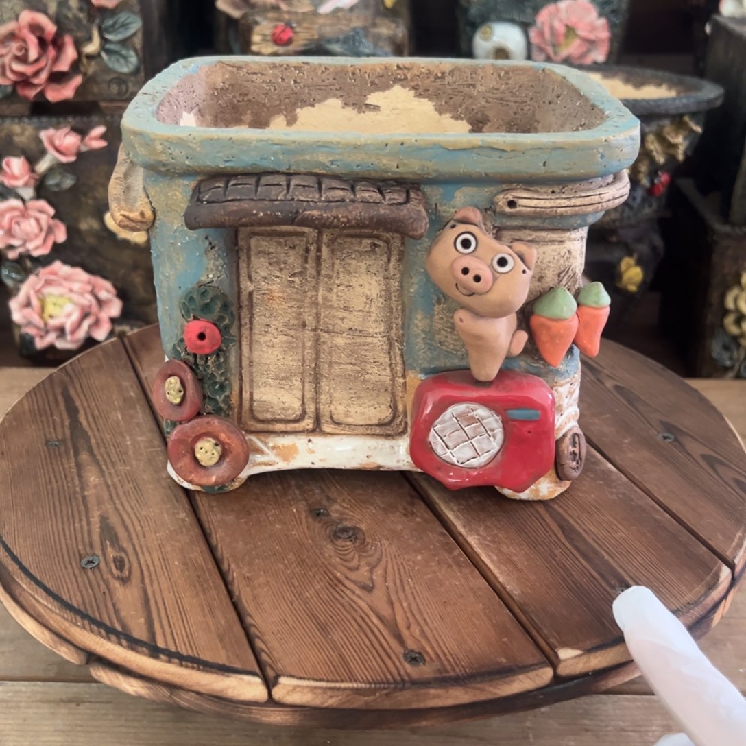 红陶苏*?嘻哈多肉花盆