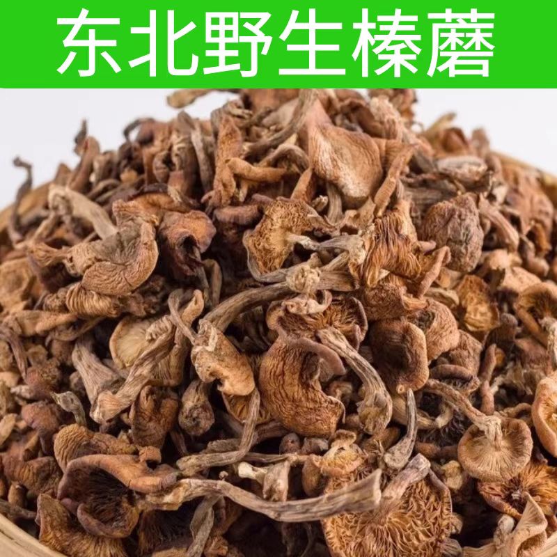 东北榛蘑野生食用香菇营养榛蘑干货小鸡炖蘑菇干榛蘑丁