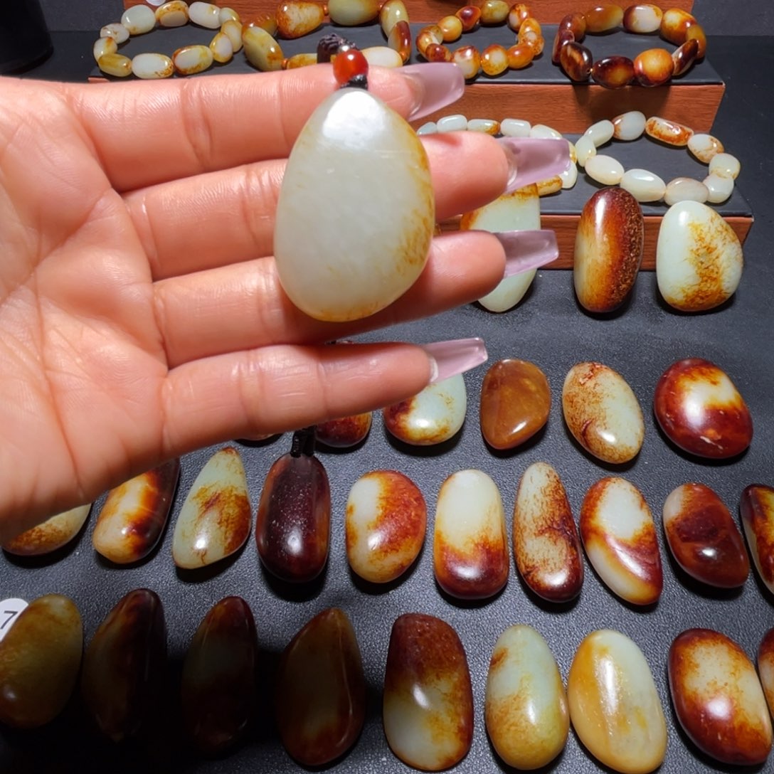 颈饰未镶嵌和田玉盘****号