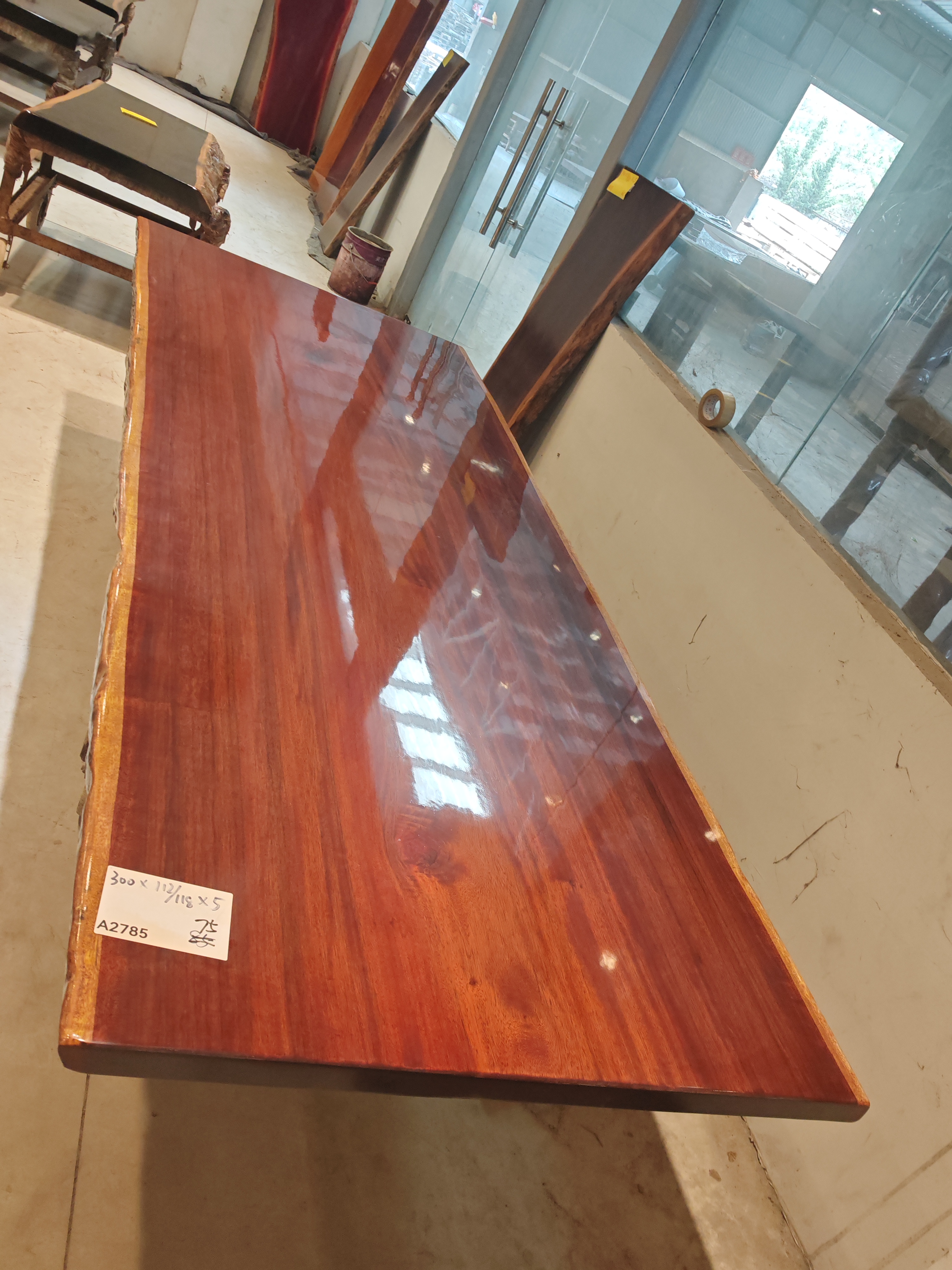 非洲进口整板纯原木大板桌，书桌、餐桌、茶桌