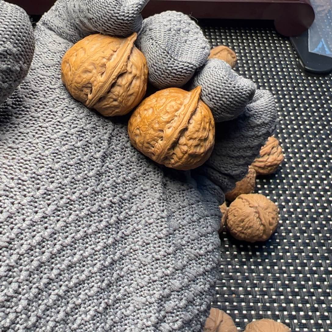 把件文玩核桃小馒头