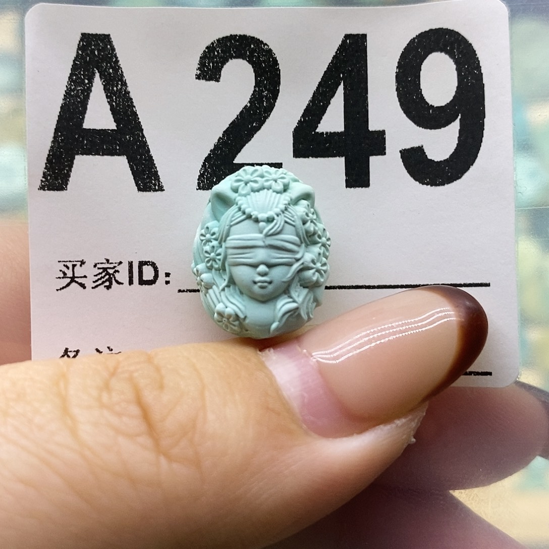 绿松石未镶嵌绿松石配饰定制