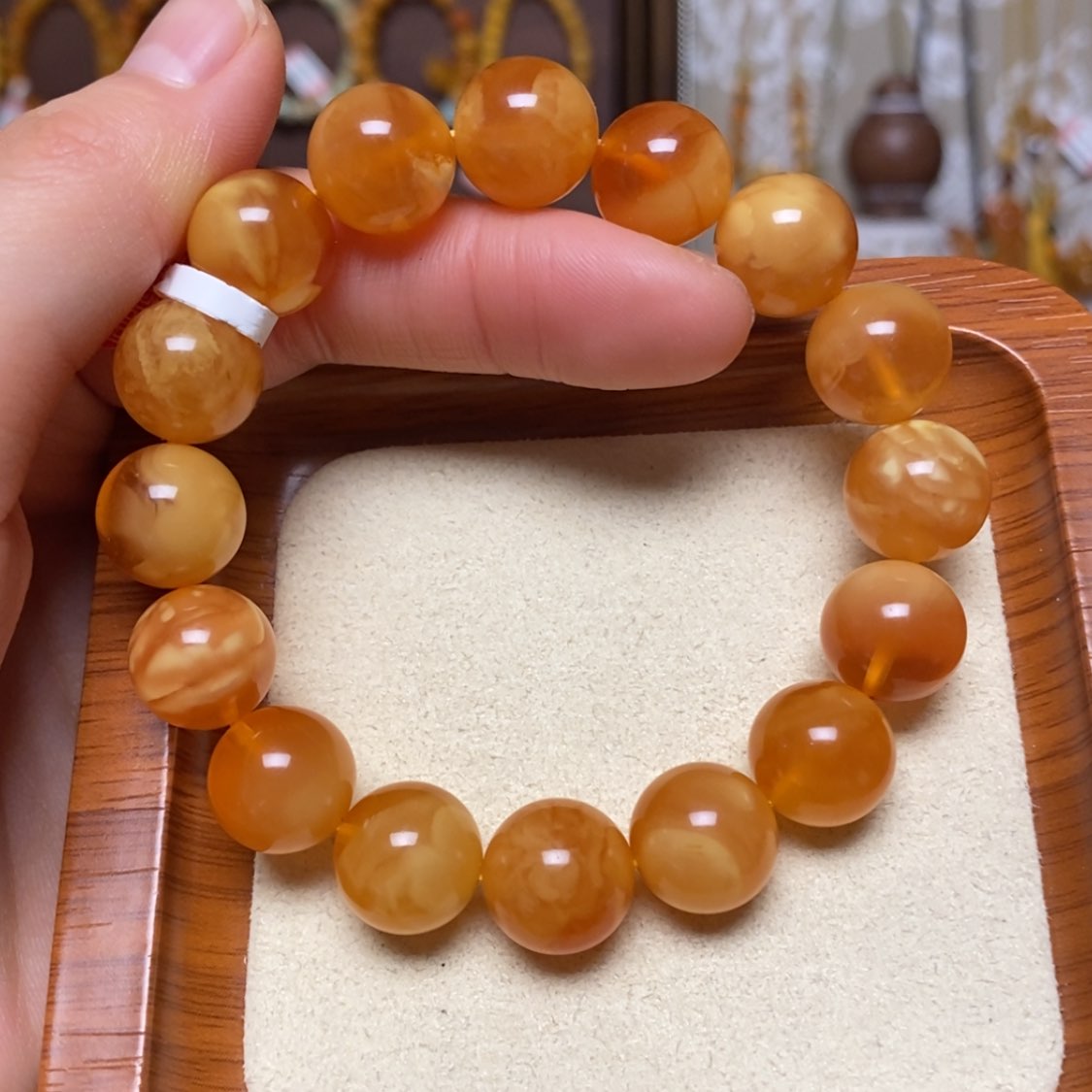 【闪购商品】手链蜜蜡未镶嵌手串