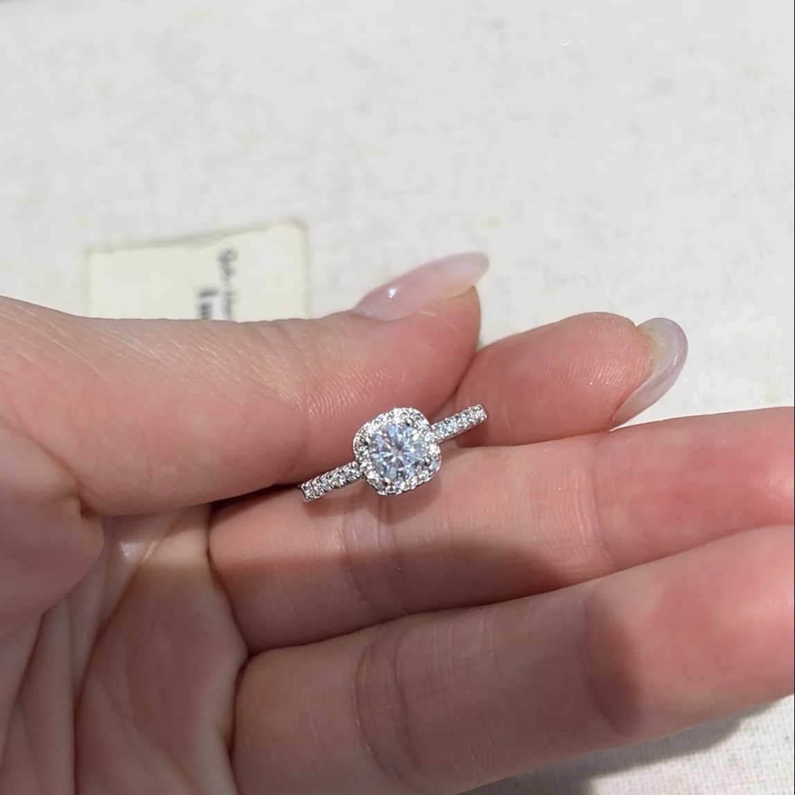 高奢公主方包钻戒