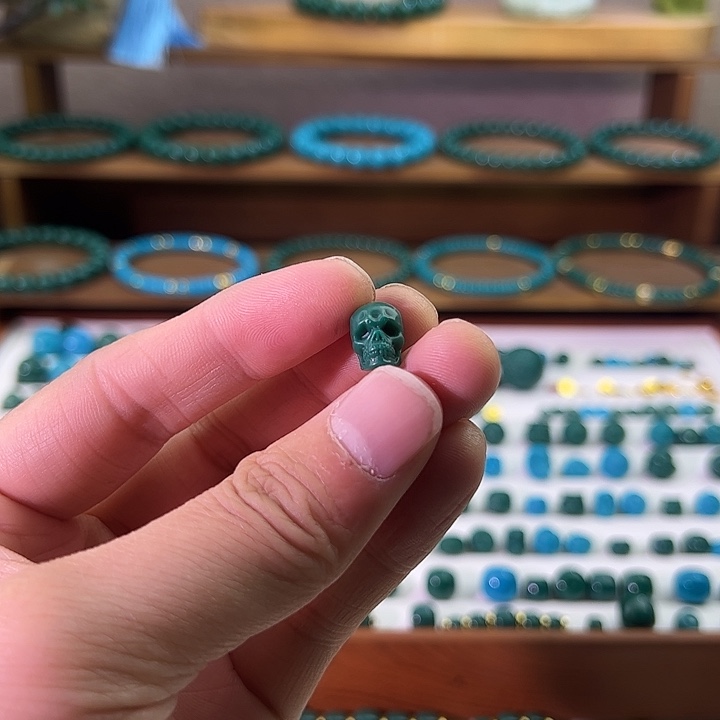 W****石英石磁石骷髅雕刻