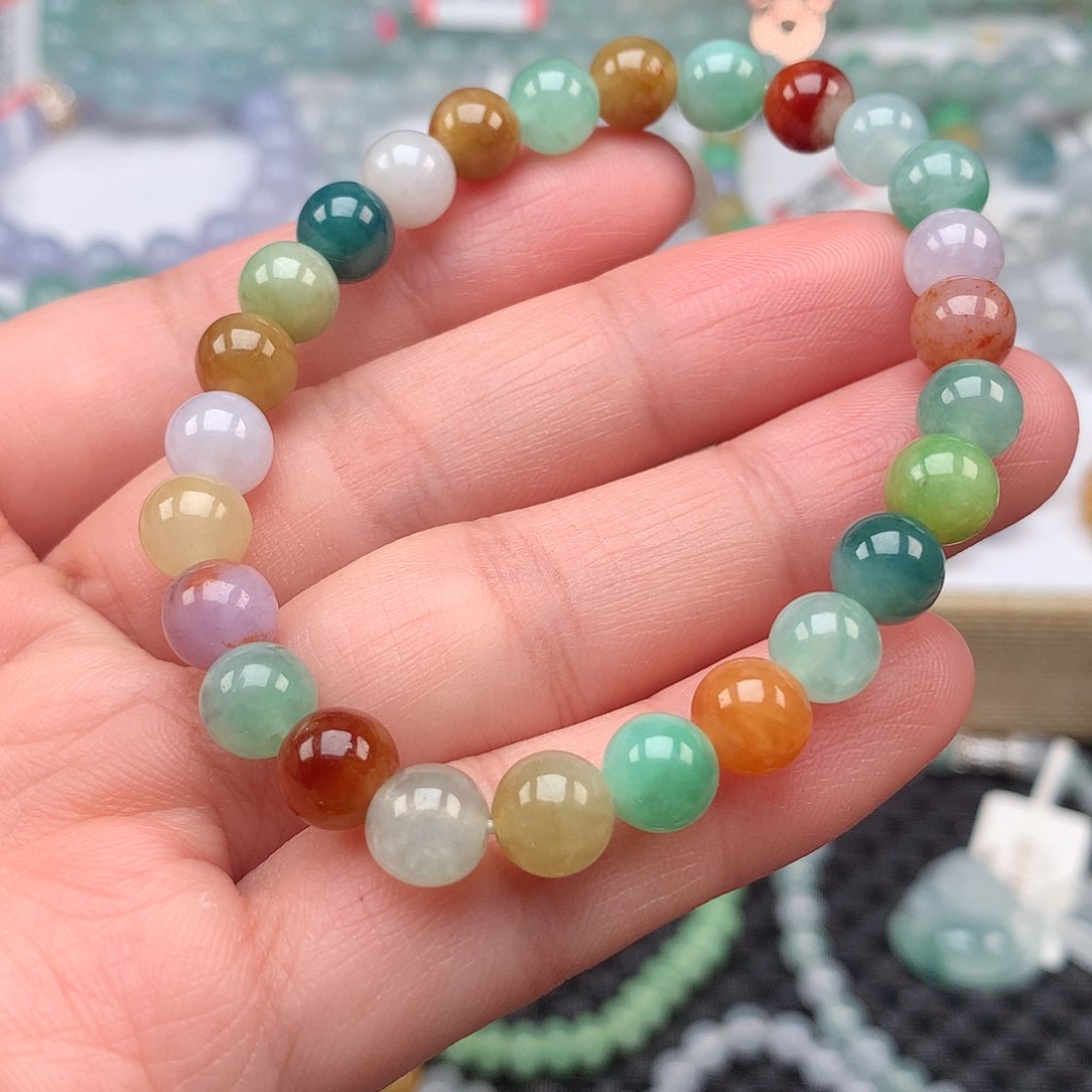 翡翠手链未镶嵌翡翠卡7