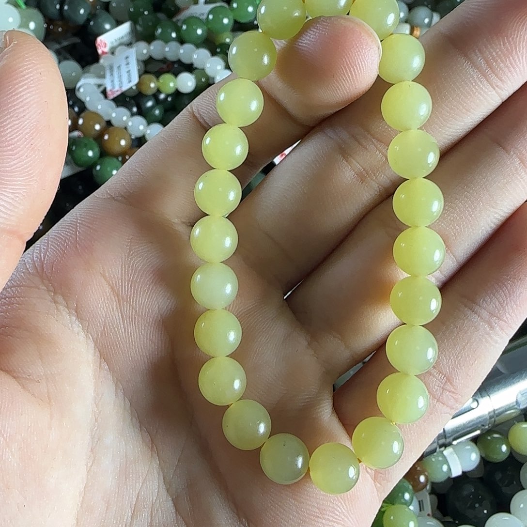 和田玉手链未镶嵌75