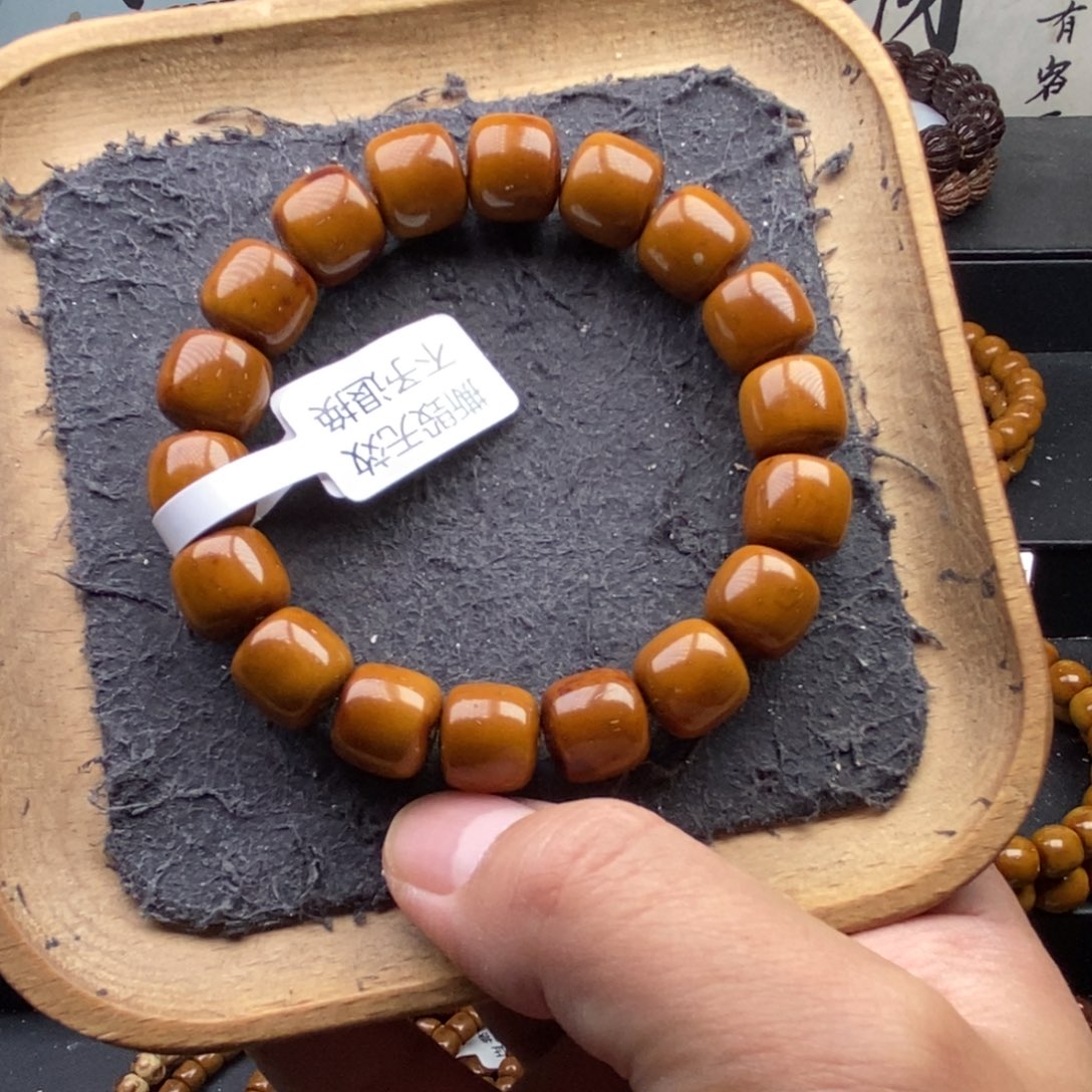 紫金鼠手串13mm天花板纯手工黄金甲