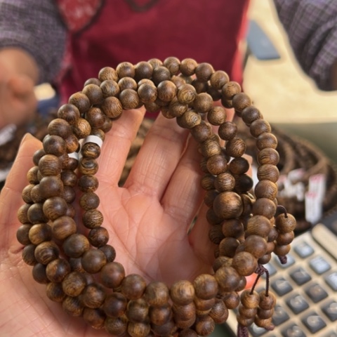 沉香手串装勺子16克卡0.7多样性发1串