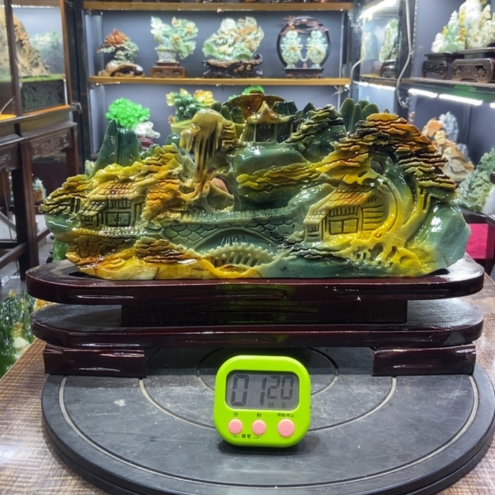 慈***怀玉家居摆件玄关摆件