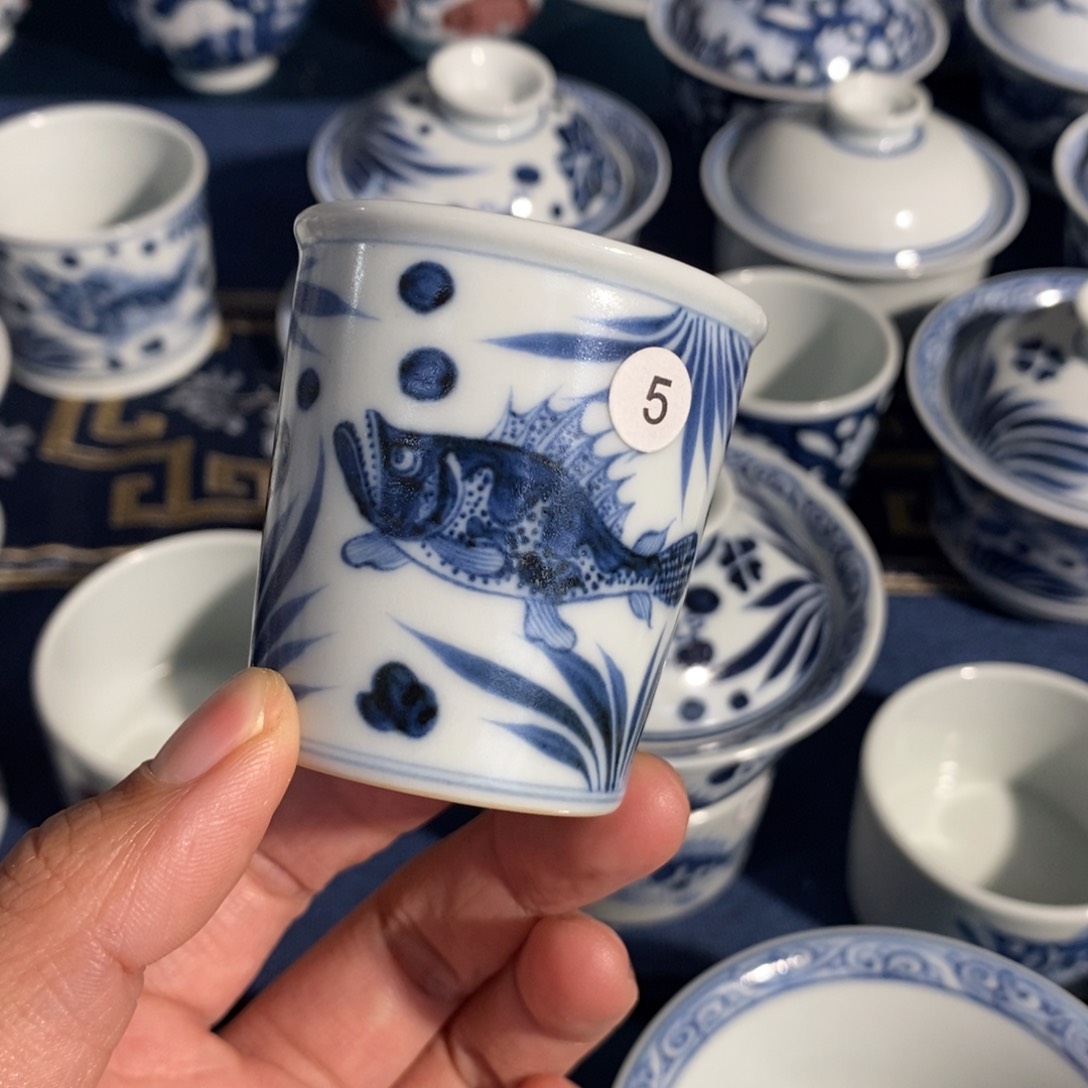 缸 景德镇手工手绘茶具