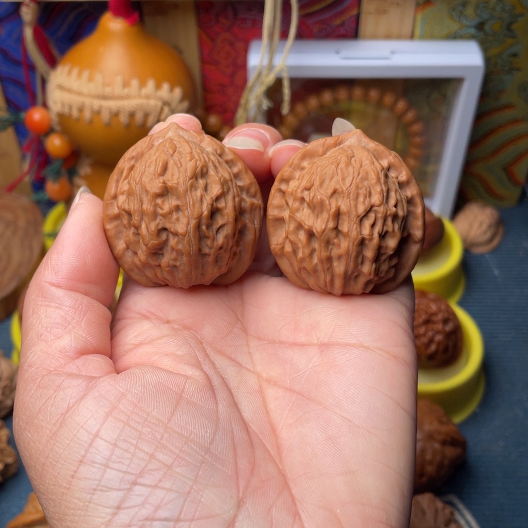 文玩核桃把件39大红袍