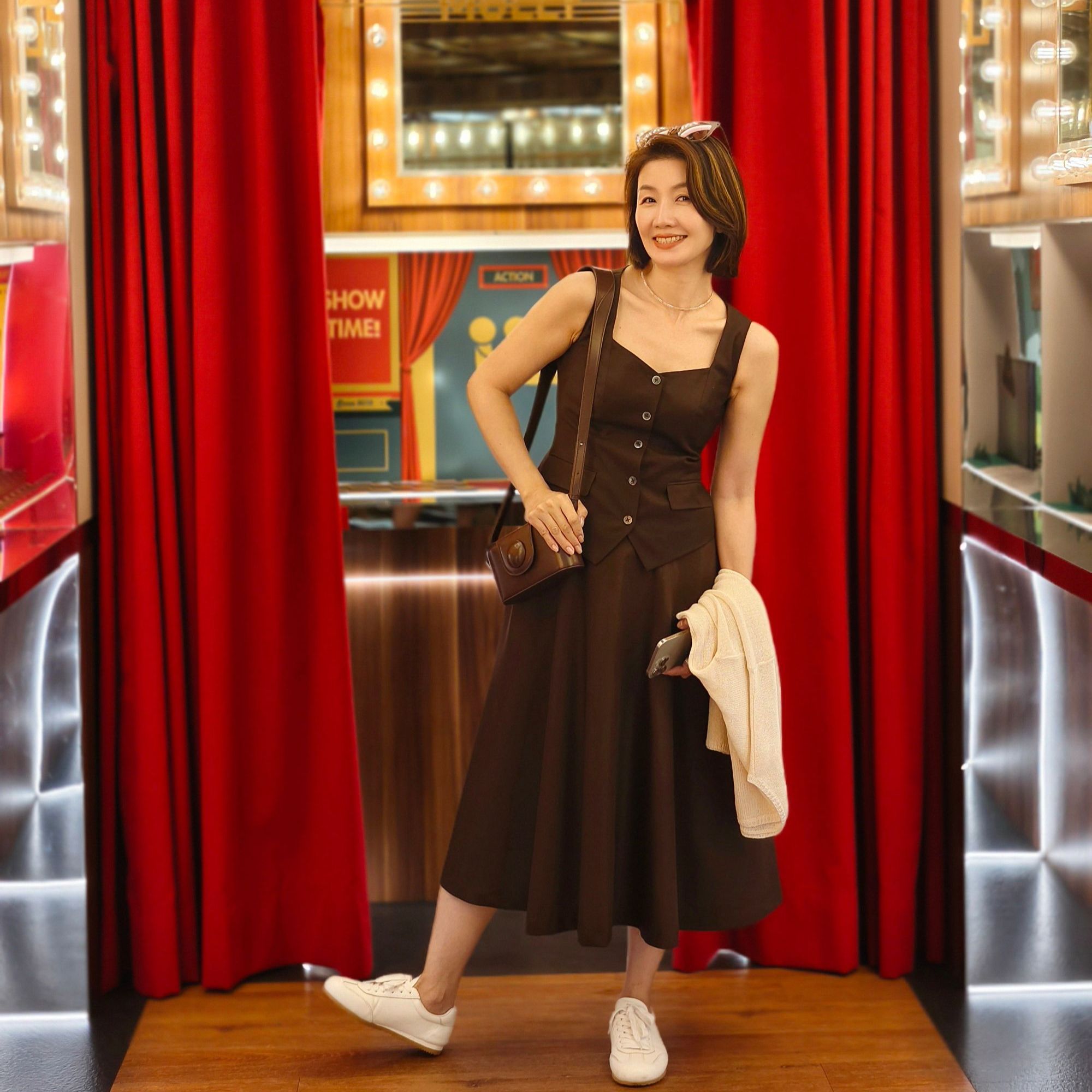 WANG RAN “雅丹风”赫本半裙