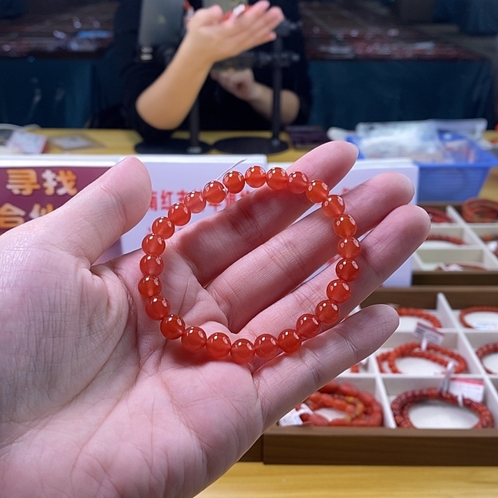 踏****南红玛瑙未镶嵌手串7m