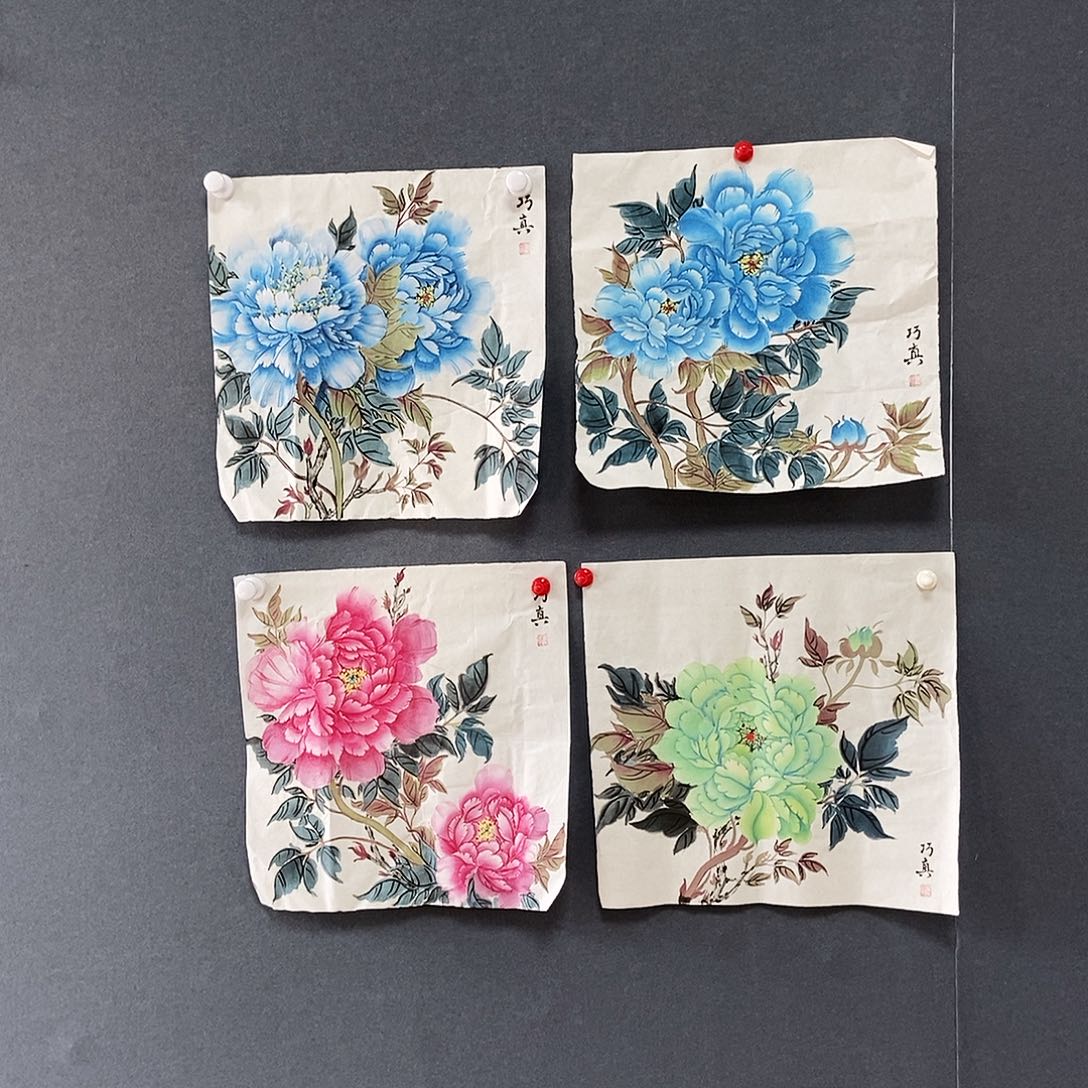 版画巧真34.34手绘画心