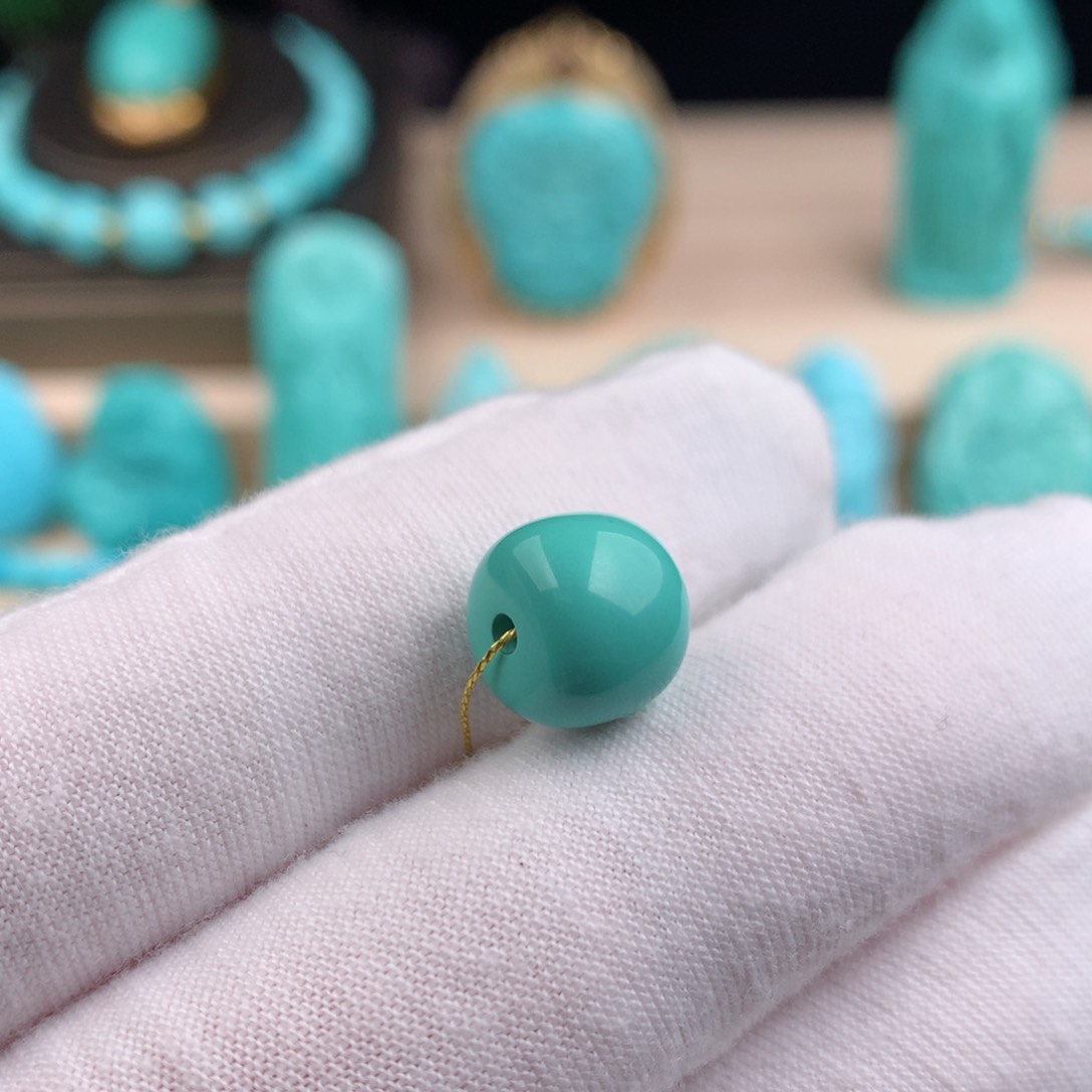 【闪购商品】绿松石配珠卡10.5未镶嵌