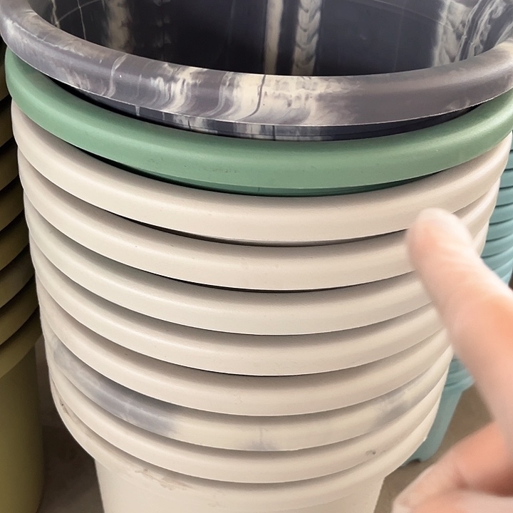 塑料瑕疵四季盆6个10个