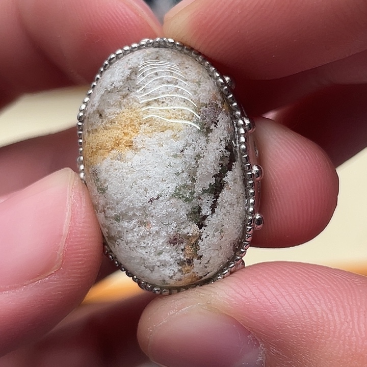 莎****水晶银S925镶嵌吊坠(不含链)