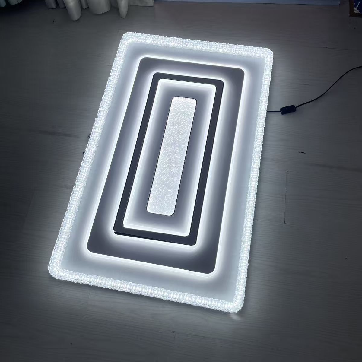 2025简约高亮客厅吸顶灯卧室主卧灯饰中山灯具客厅灯长方形大灯