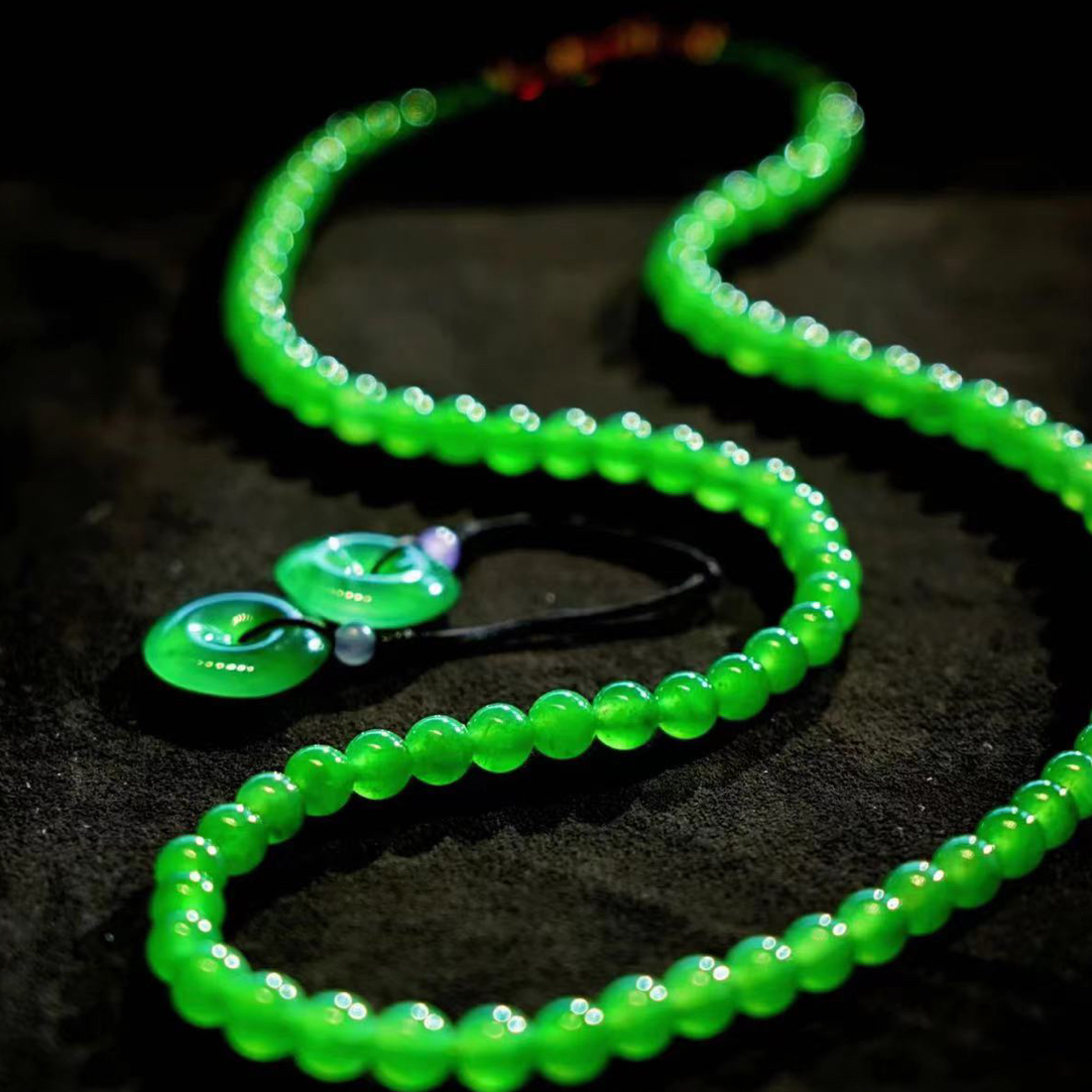 缅甸天然翡翠项链（客服专用）