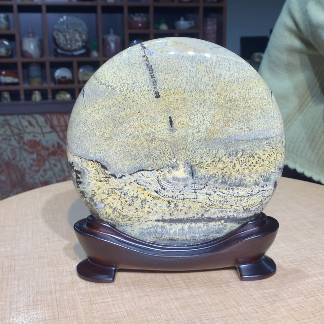 紫砂，广西国画石摆件，收藏观赏