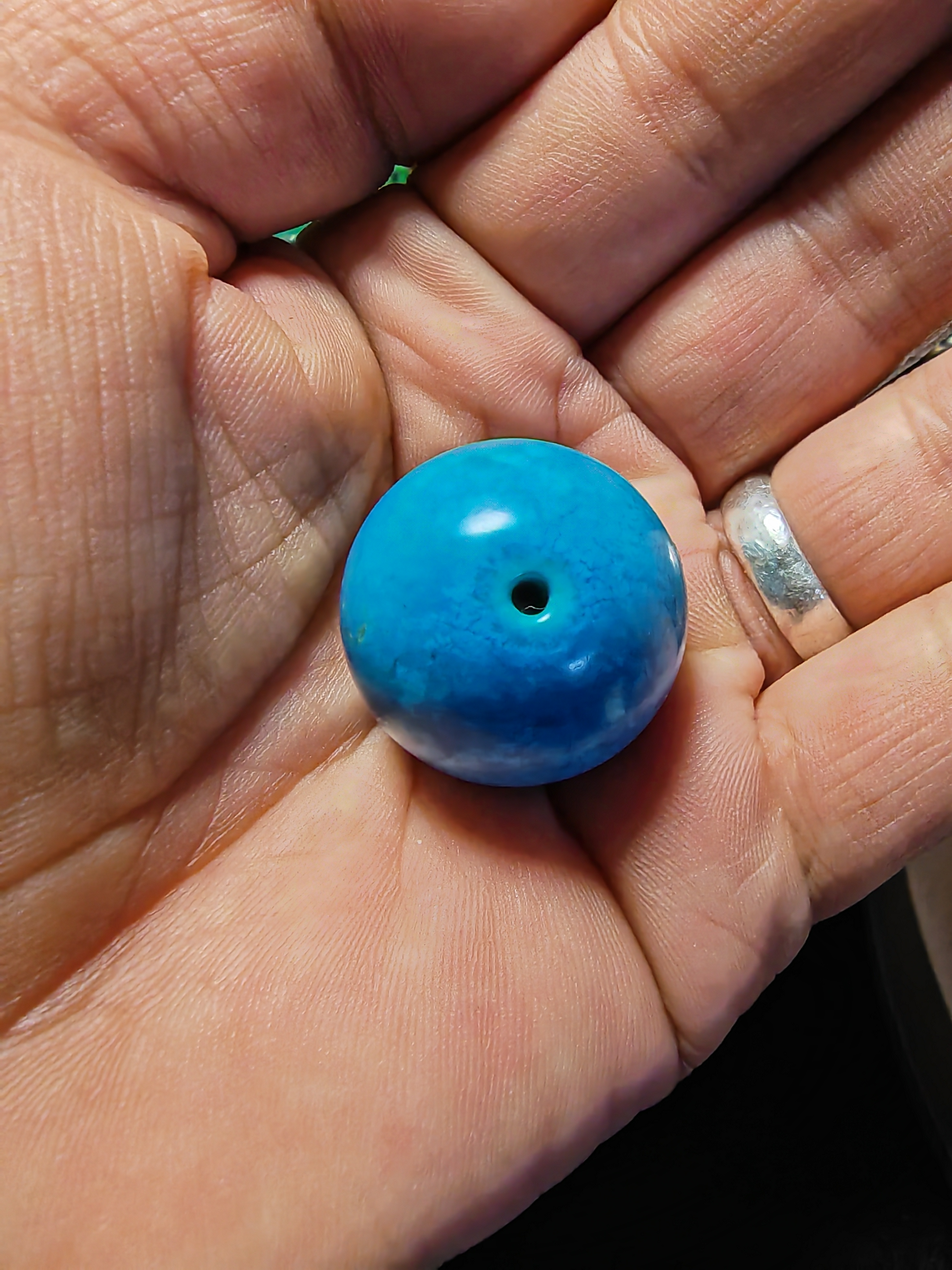 非金属陶瓷吊坠 美蓝松大圆珠