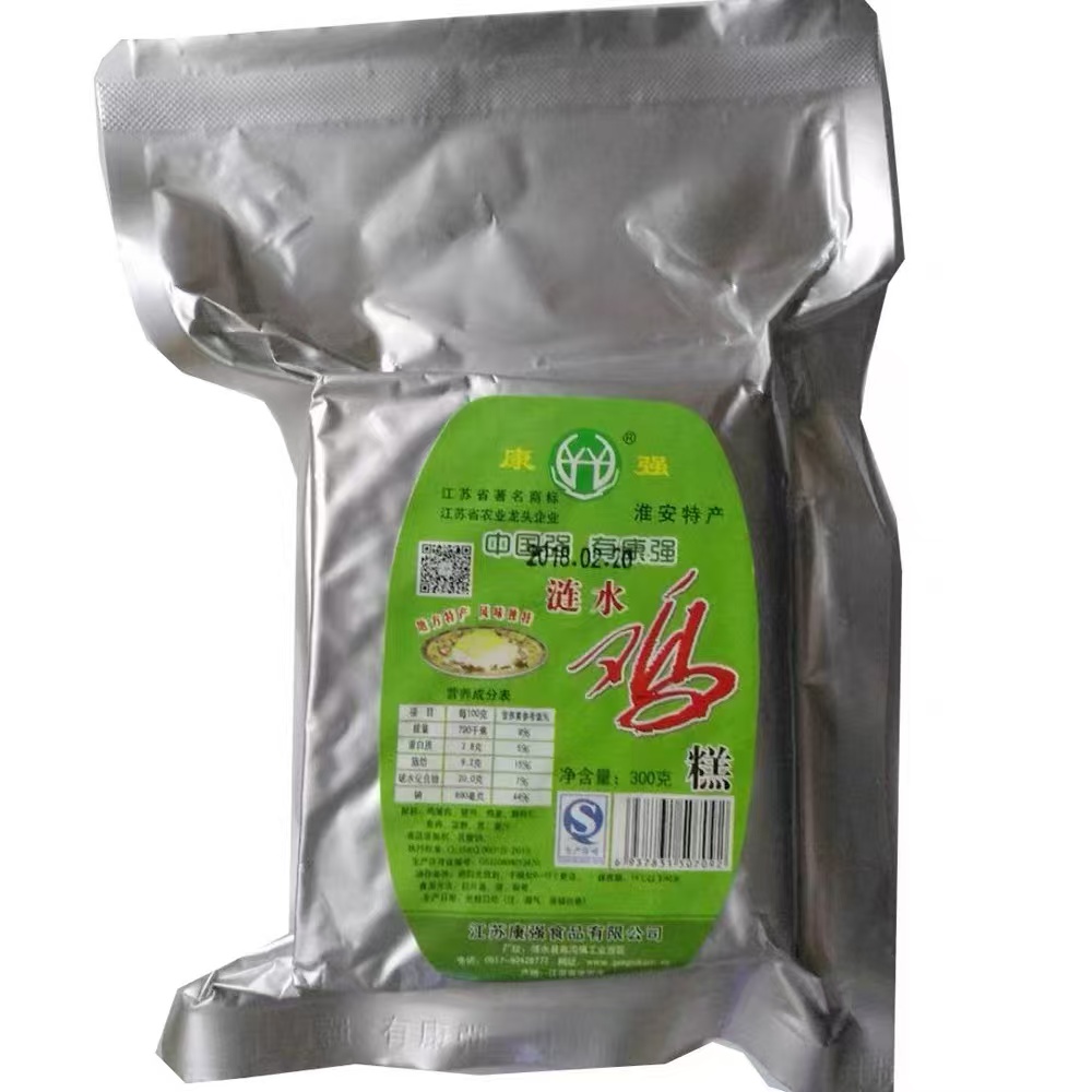 淮安特产涟水康强鸡糕300g真空包装涮火锅烧杂烩