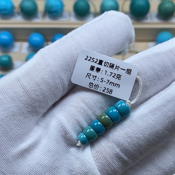 绿松石未镶嵌颈饰
