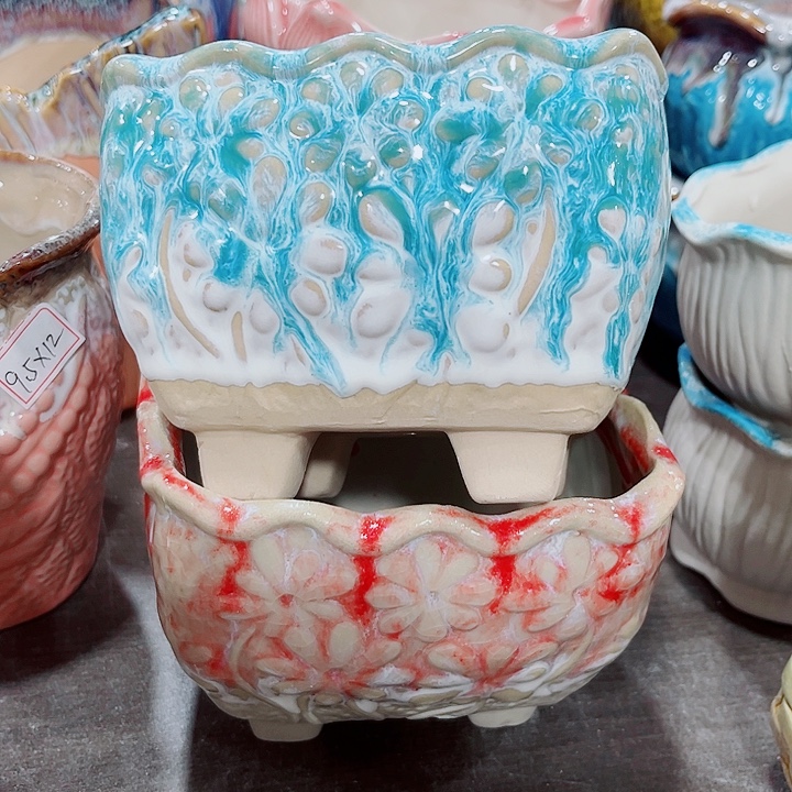 多肉陶瓷花盆满10元包邮