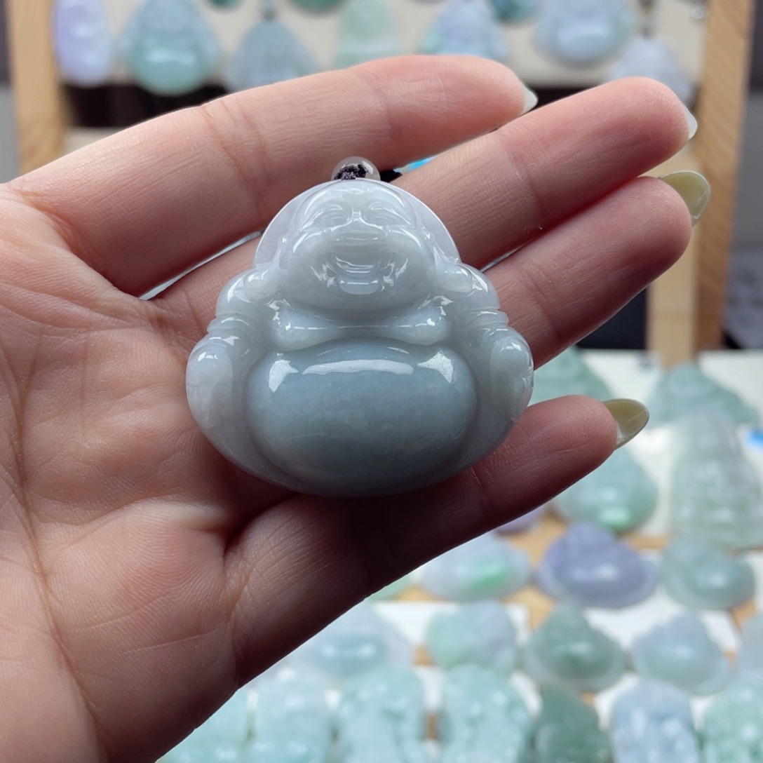 颈饰未镶嵌翡翠39尺寸佛公厚装