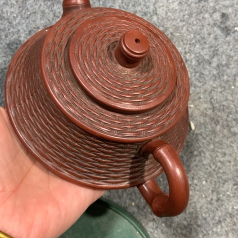 紫砂茶壶陶瓷摆件爱好者摆件