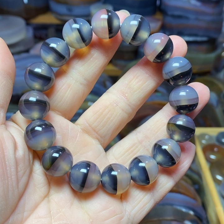 玛瑙/玉髓未镶嵌手链