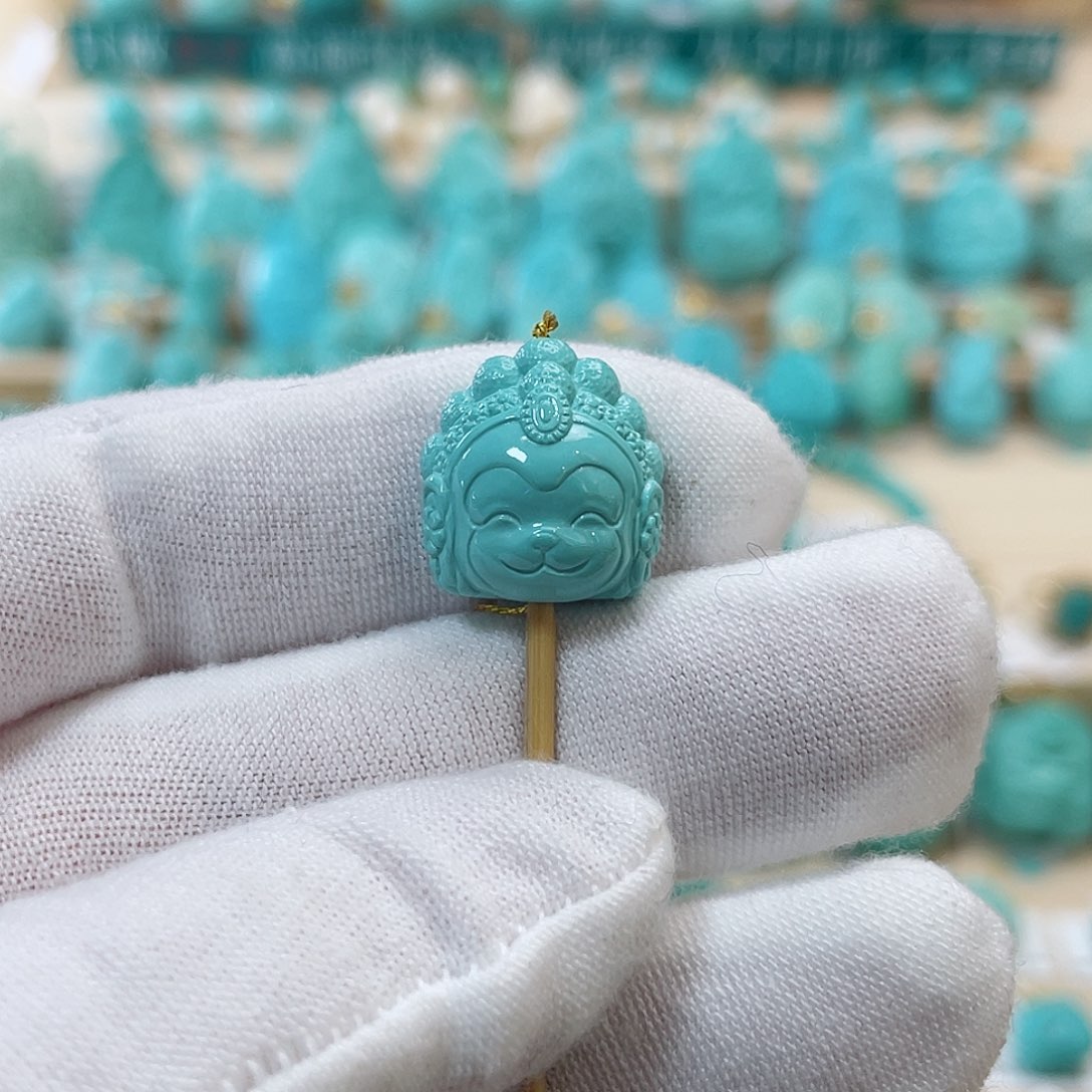 绿松石珠宝奇石未镶嵌