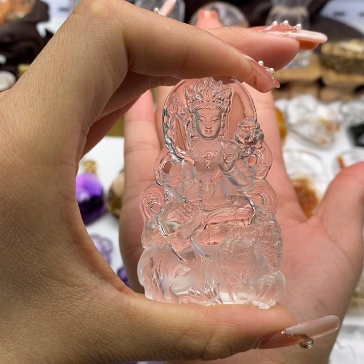 水晶颈饰未镶嵌背*°