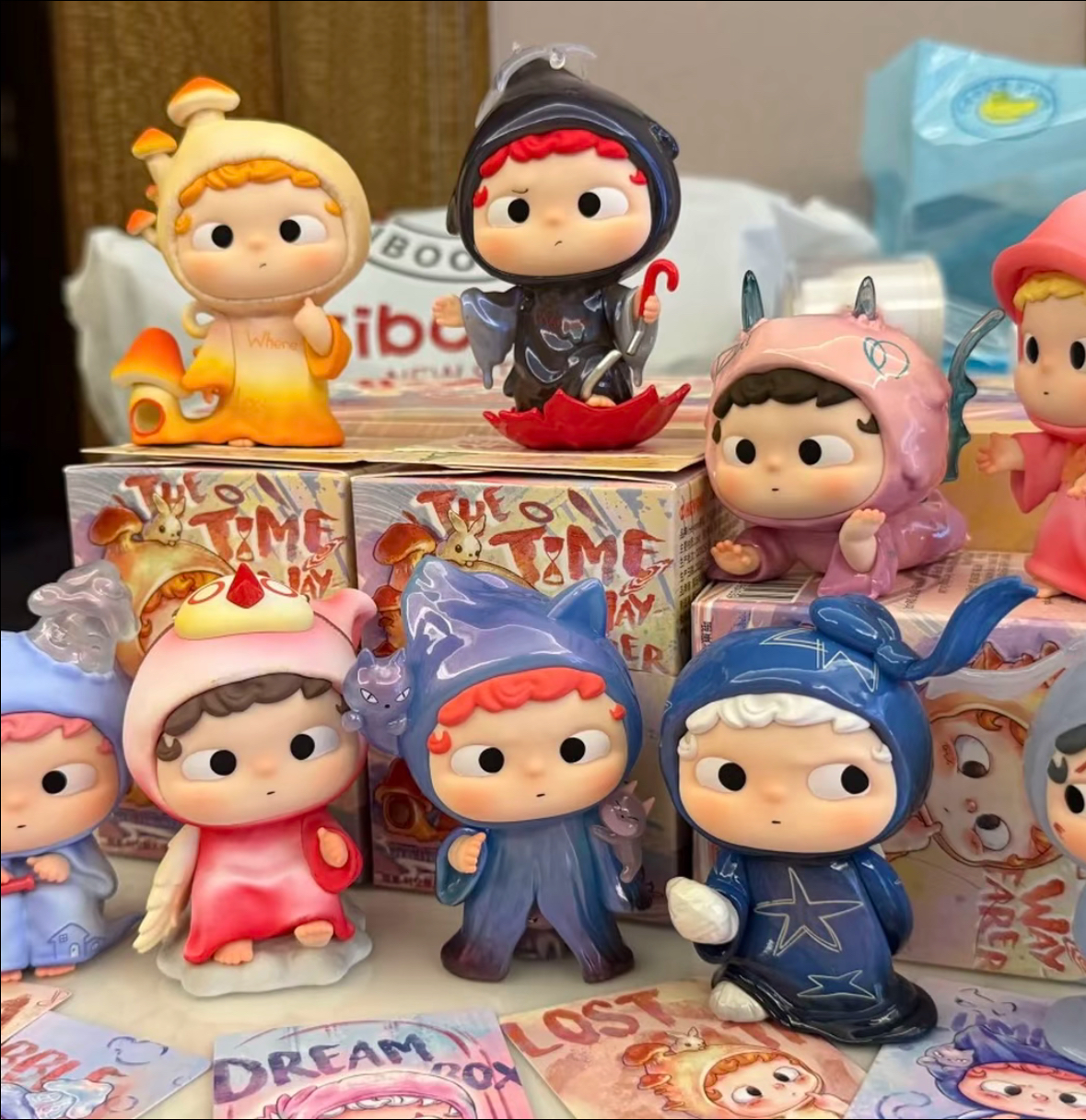 【直播拆盒】HEYONE黑玩哦崽时空旅人系列Ozai新款盲盒摆件手办礼物