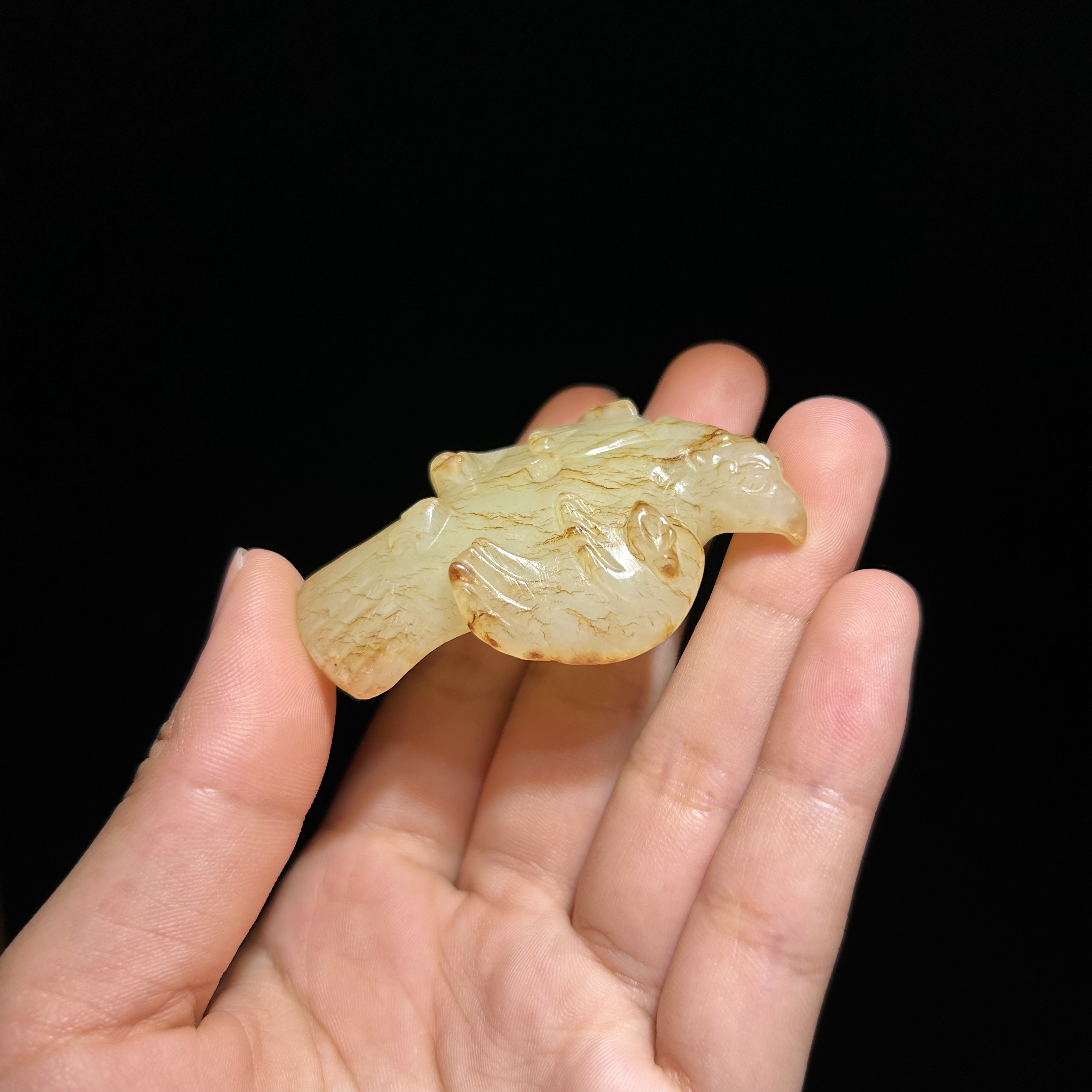 玲珑古玉收藏和田玉凤鸟