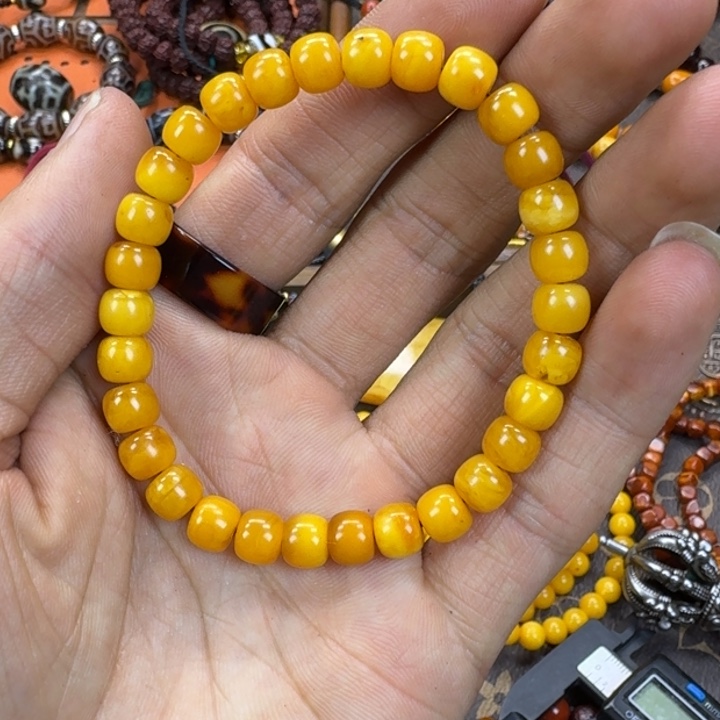 蜜蜡未镶嵌手链手串