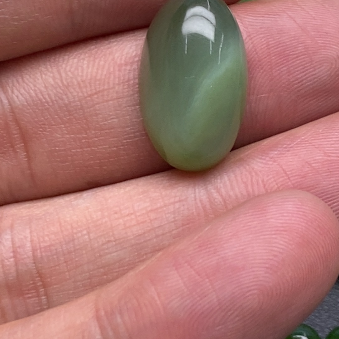 和田玉（碧玉）未镶嵌吊坠(不含链)