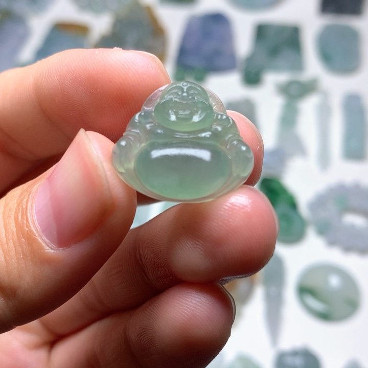 未镶嵌定制翡翠山*定制翡翠