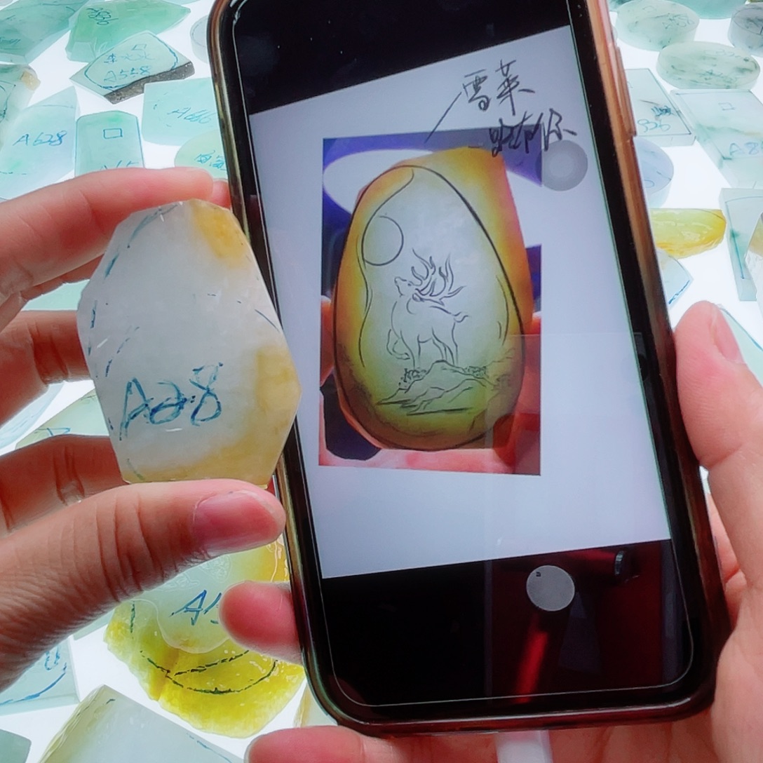 定制翡翠未镶嵌天然缅甸翡翠A货