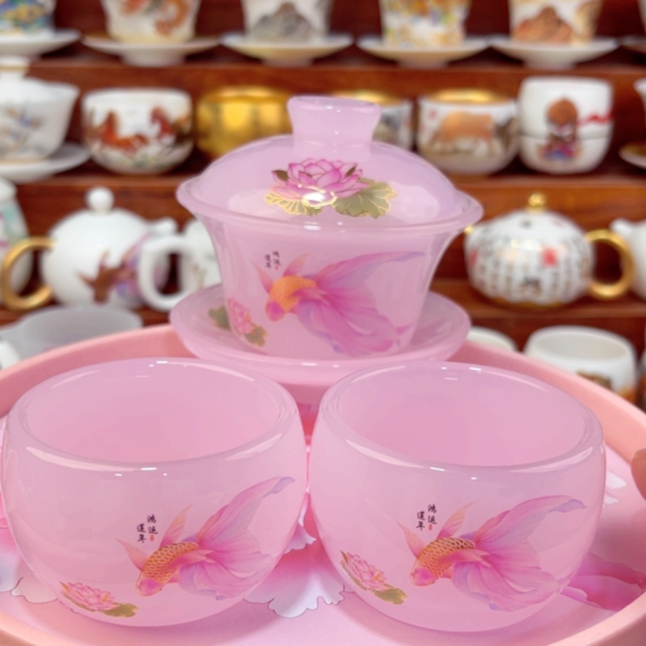 【闪购商品】高货羊脂玉瓷陶瓷茶具