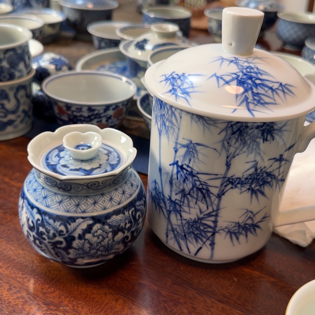 茶叶罐陶瓷仿元青花