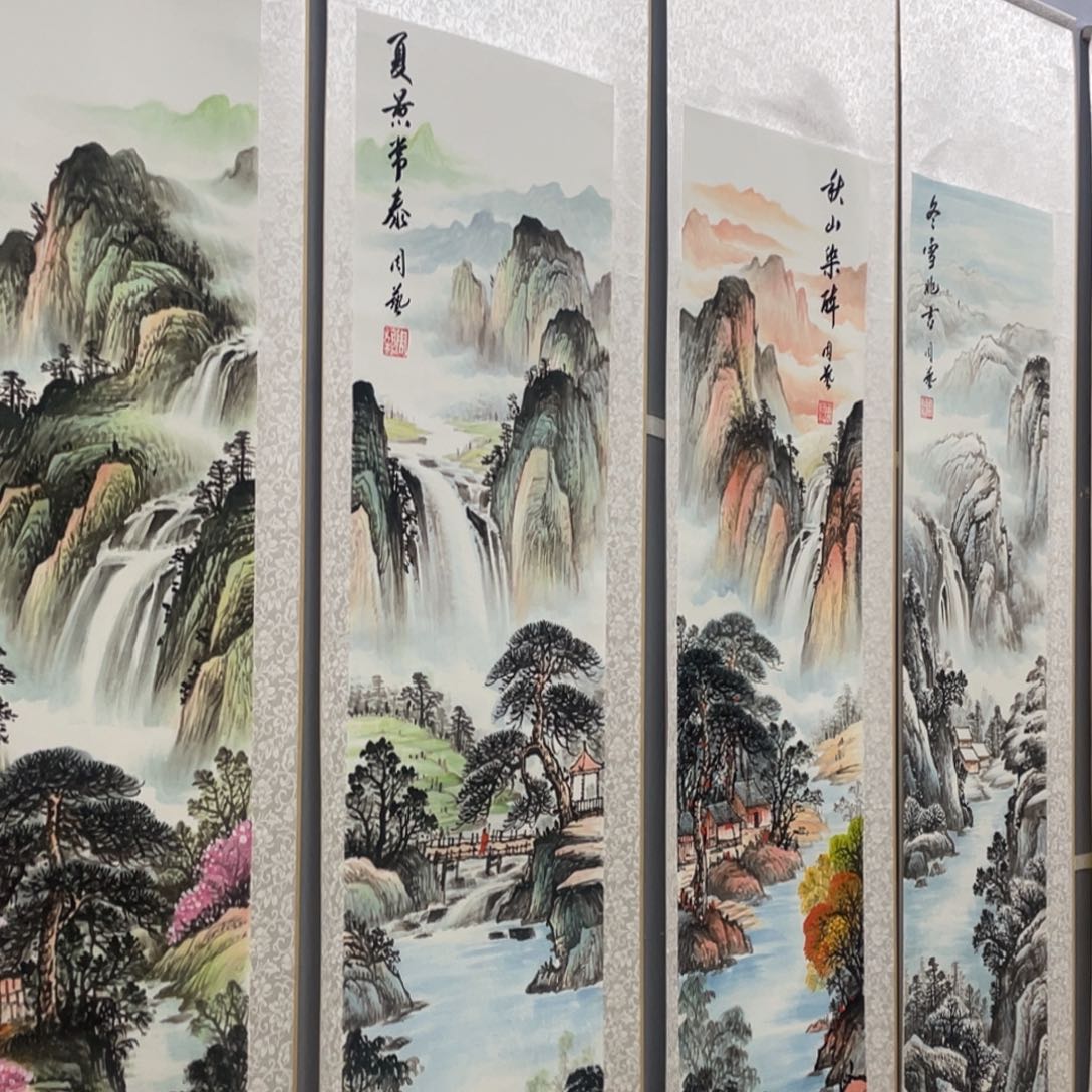 国画老师手绘带运险w