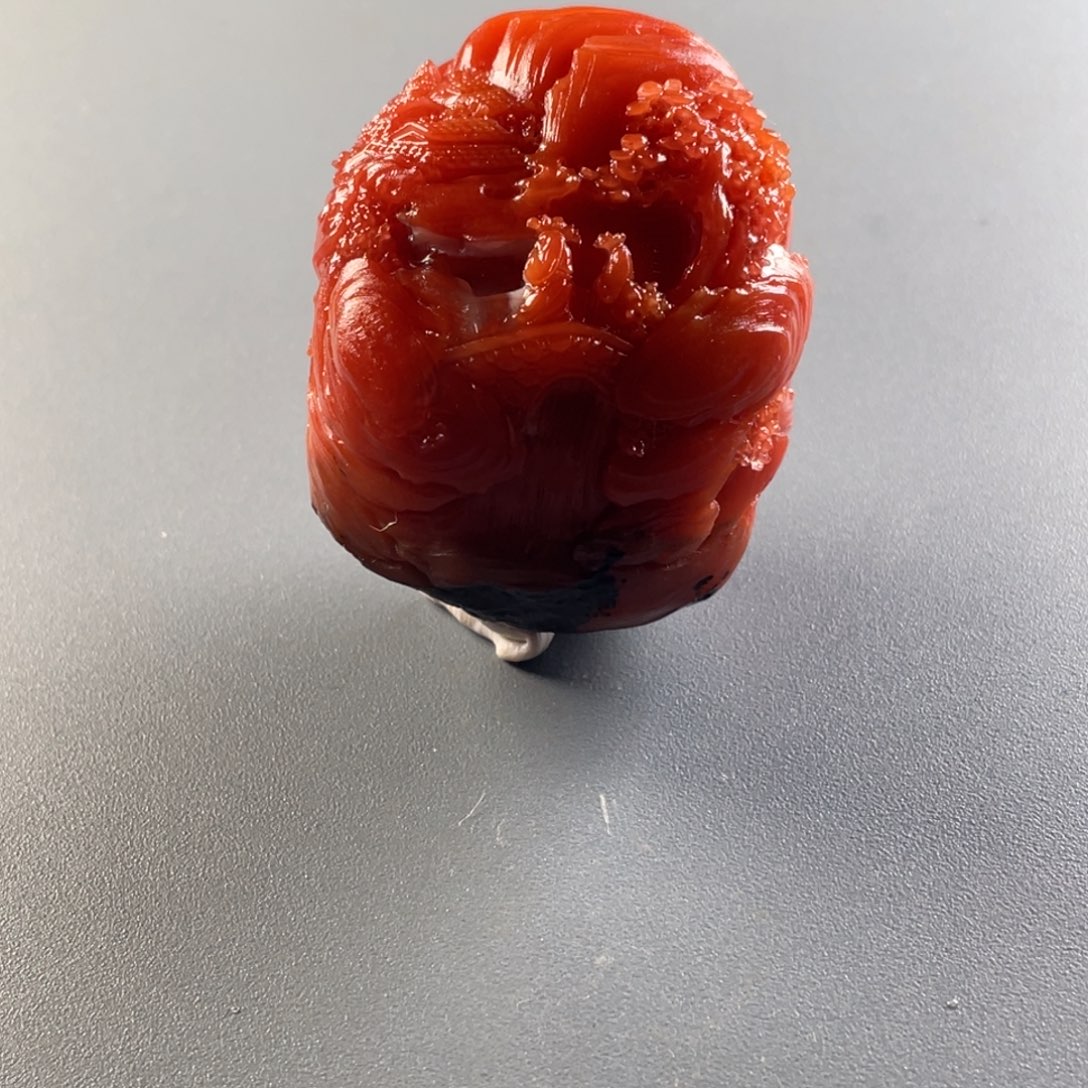 宁***悟南红玛瑙未镶嵌天然原矿东山大水沟山水吊坠