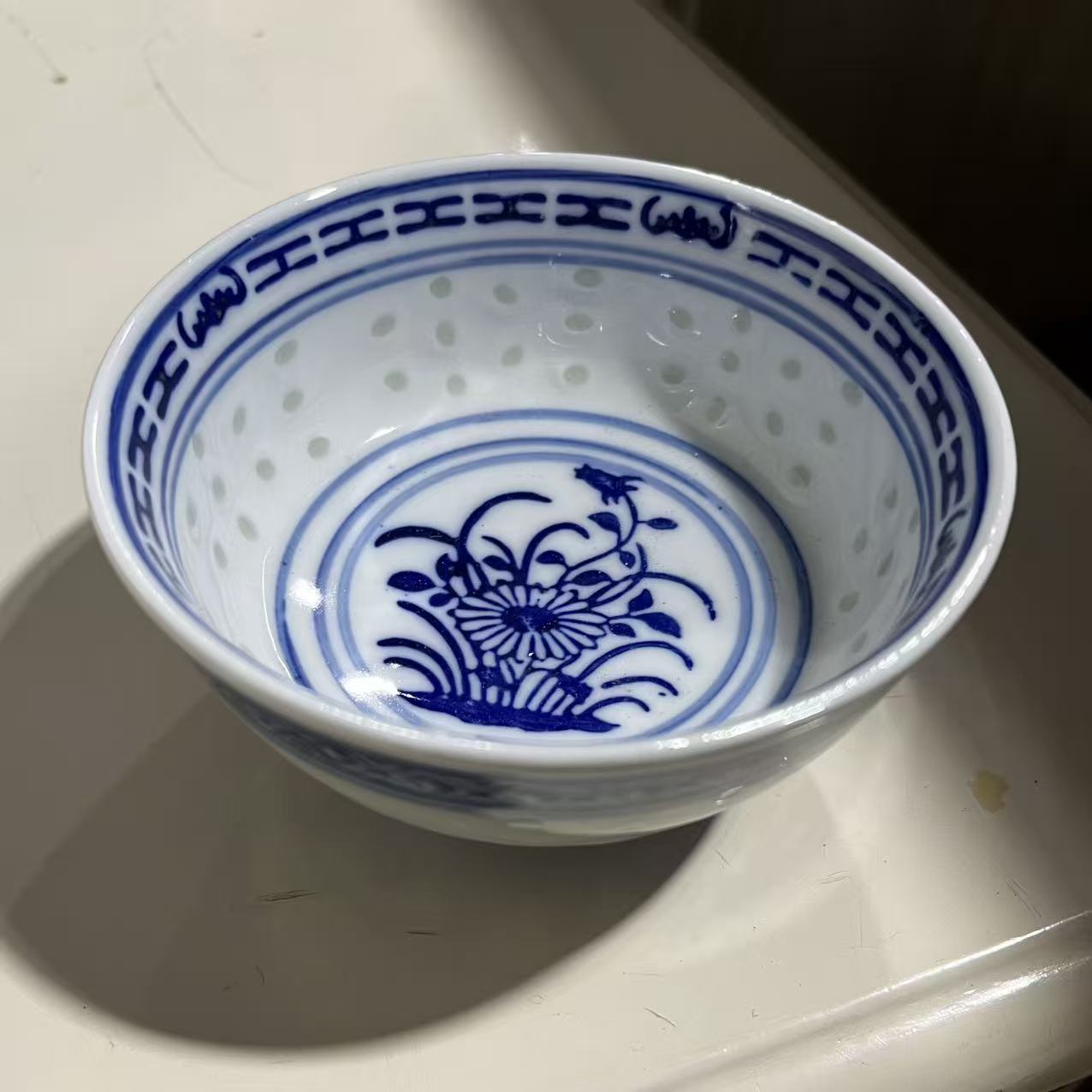 景德镇陶瓷手工碗青花