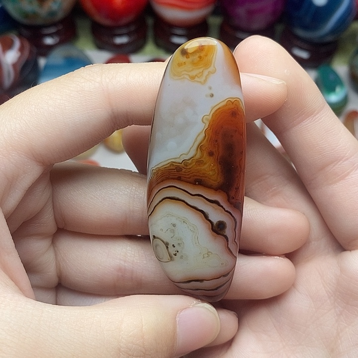 玛瑙/玉髓未镶嵌吊坠(不含链)