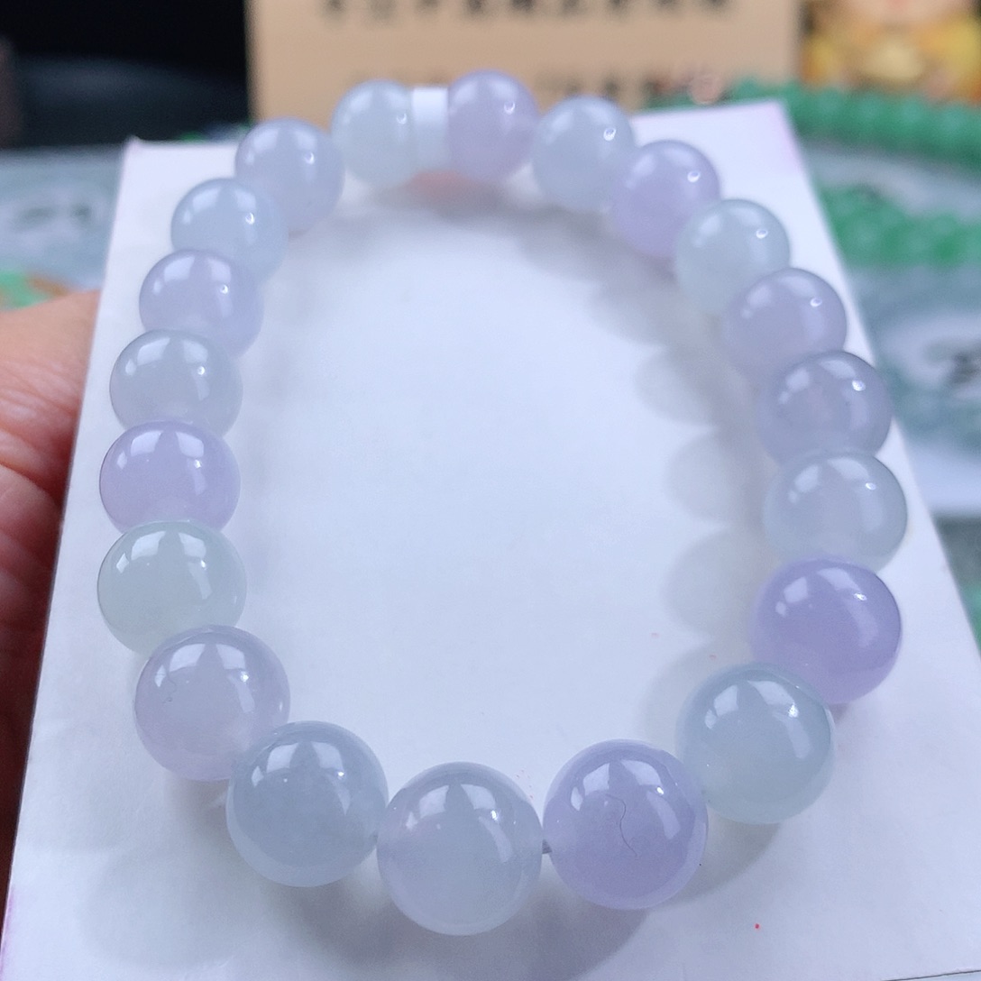 翡翠手链未镶嵌卡10mm